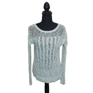 Mossimo Open Knit Boat Neck Sweater